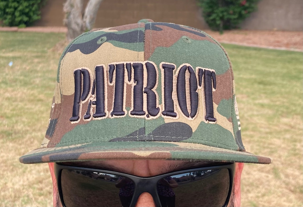 PATRIOT WOODLAND CAMO SNAPBACK Solidback